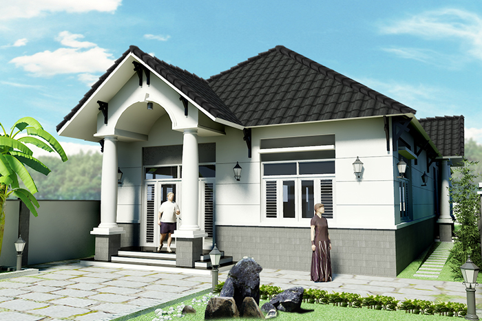 nhà phố 1 tầng đẹp