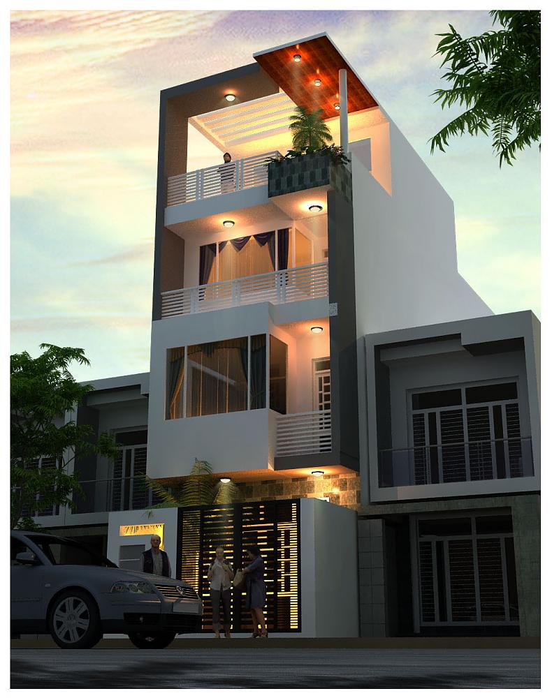 Mẫu nhà đẹp quận Tân Phú