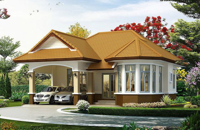 Mẫu thiết kế nhà cấp 4 nông thôn rẻ đẹp Mẫu thiết kế nhà cấp 4 nông thôn rẻ đẹp