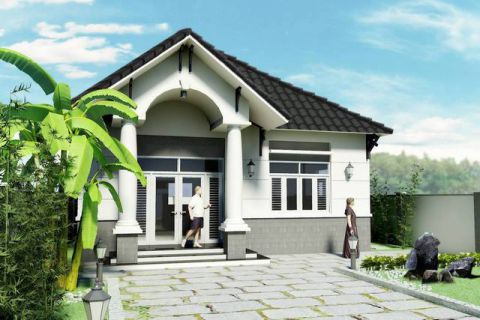 Nhà mái thái đẹp Nhà mái thái đẹp
