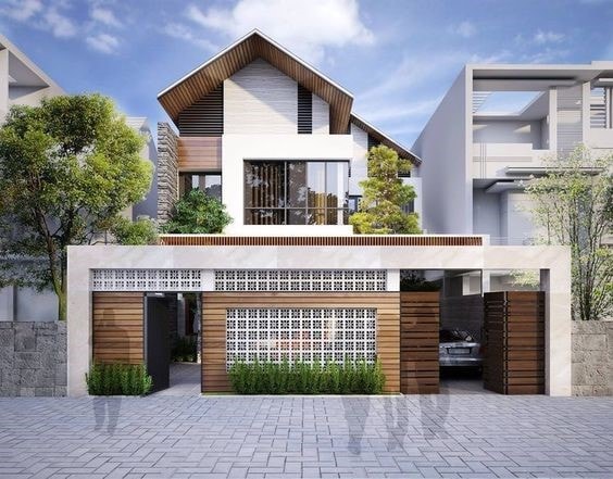 Thiết kế nhà biệt thự 2 tầng Thiết kế nhà biệt thự 2 tầng