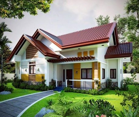 Nhà phố đẹp 1 tầng