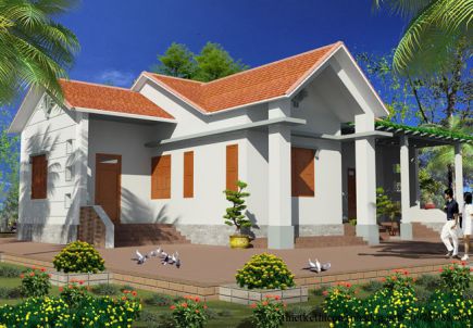 Nhà ngang đẹp