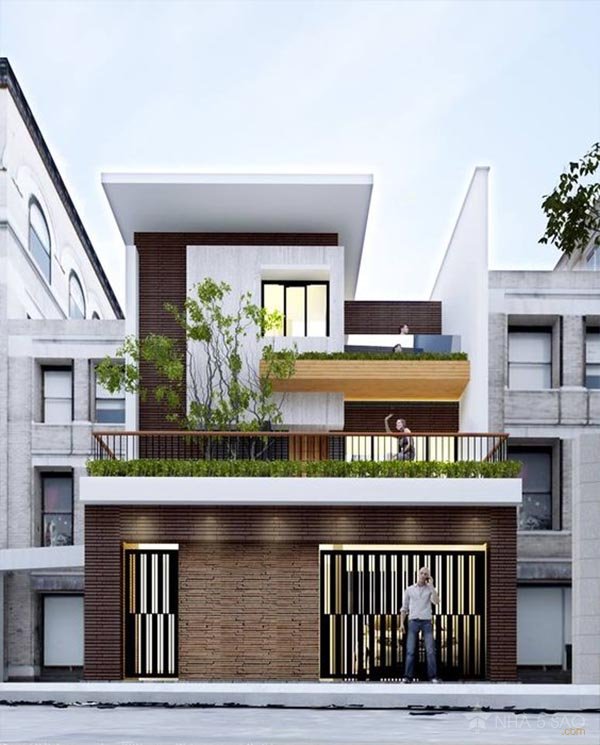 Những mẫu nhà phố hiện đại