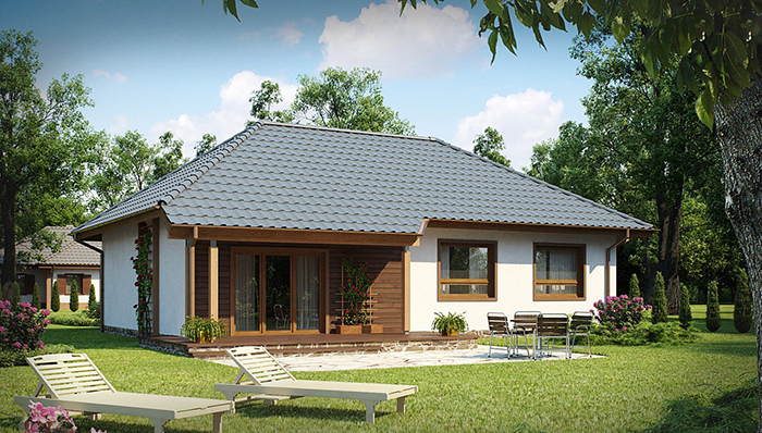 Mẫu thiết kế nhà cấp 4 nông thôn rẻ đẹp Mẫu thiết kế nhà cấp 4 nông thôn rẻ đẹp