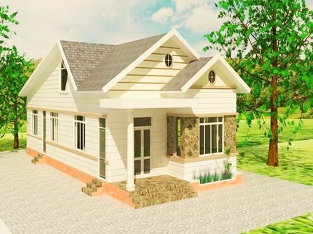 Mẫu nhà đẹp ở nông thôn xây dựng rẻ thiết kế hiện đại