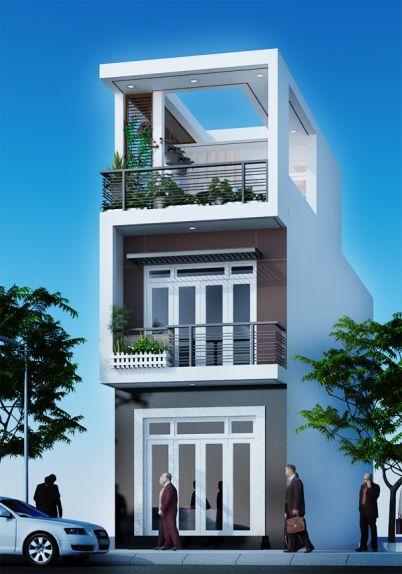 Mẫu nhà 3 tầng Mẫu nhà 3 tầng