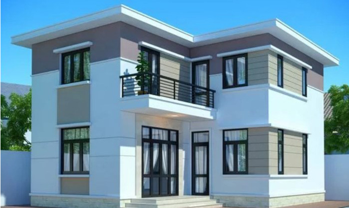 Mẫu nhà 2 tầng Mẫu nhà 2 tầng