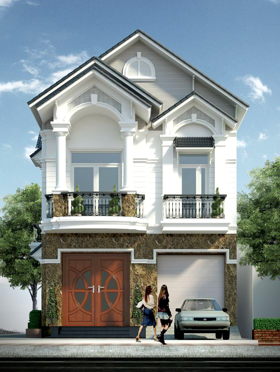 Mẫu nhà phố hiện đại Mẫu nhà phố hiện đại