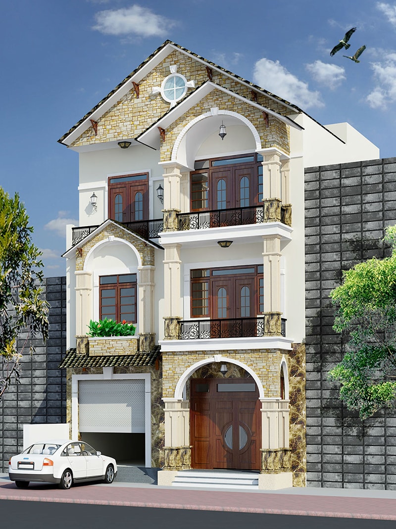 nhà phố 3 tầng đẹp