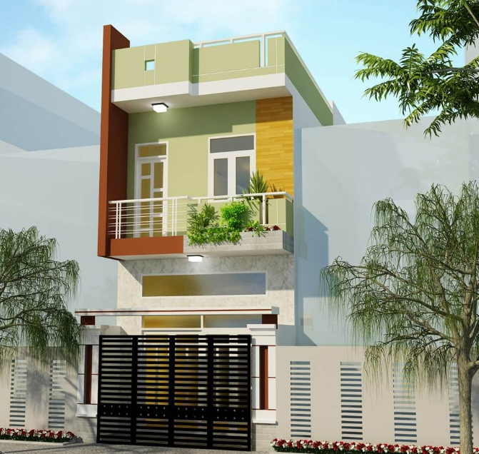 Mẫu nhà phong cách hiện đại Mẫu nhà phong cách hiện đại