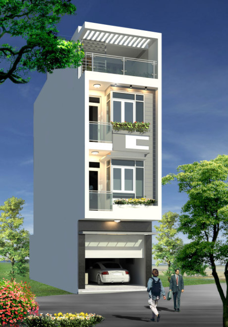 Mẫu nhà phong cách hiện đại Mẫu nhà phong cách hiện đại