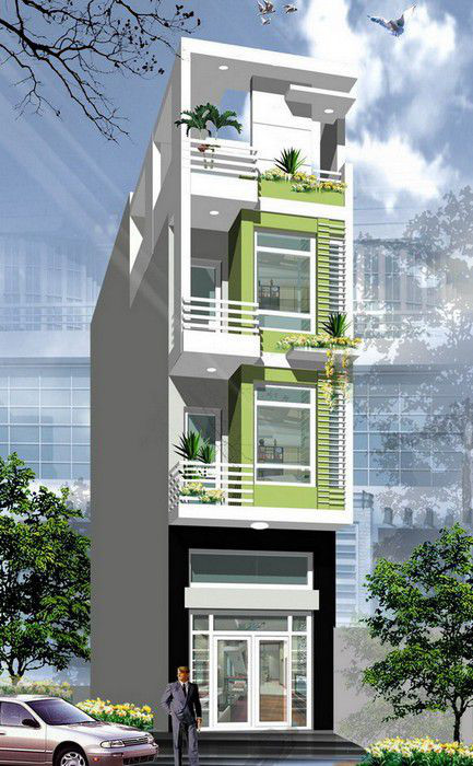Mẫu nhà phong cách hiện đại Mẫu nhà phong cách hiện đại