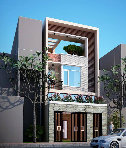 Mẫu nhà phong cách hiện đại Mẫu nhà phong cách hiện đại