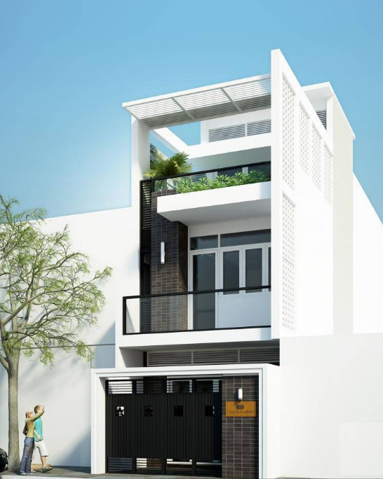 Mẫu nhà phong cách hiện đại Mẫu nhà phong cách hiện đại