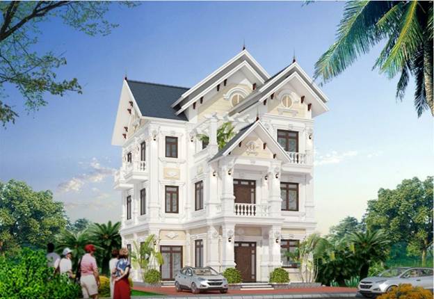 Thiết kế biệt thự 3 tầng Thiết kế biệt thự 3 tầng