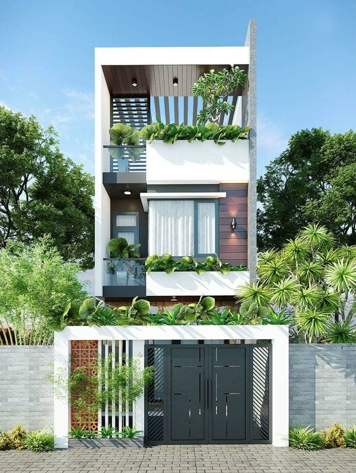 Nhà 3 tầng hiện đại