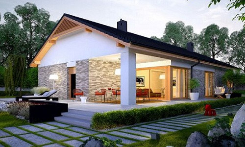 Thiết kế nhà 1 tầng