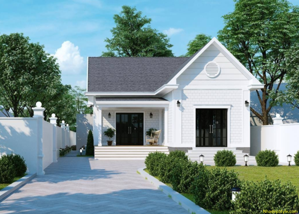 Thiết kế&nbsp;mặt tiền nhà cấp 4