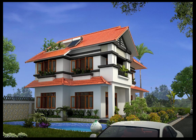 Mẫu nhà thái 2 tầng đẹp Mẫu nhà thái 2 tầng đẹp