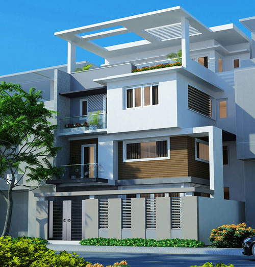Thiết kế mặt tiền nhà ống Thiết kế mặt tiền nhà ống
