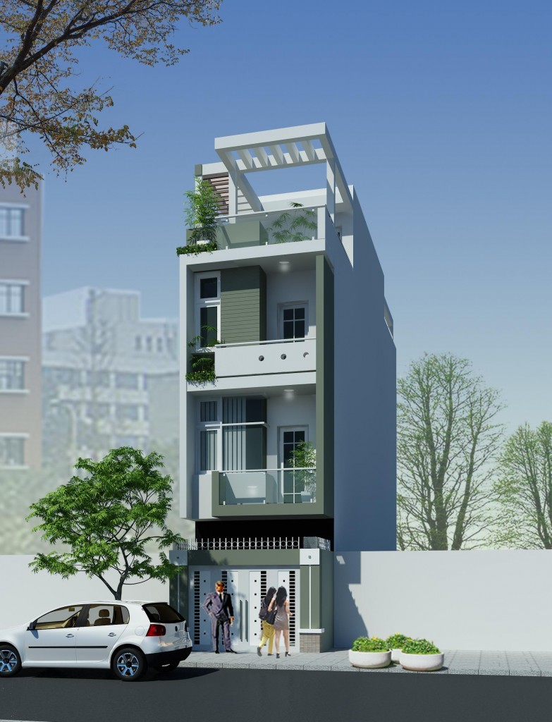 Nhà đẹp 4 tầng