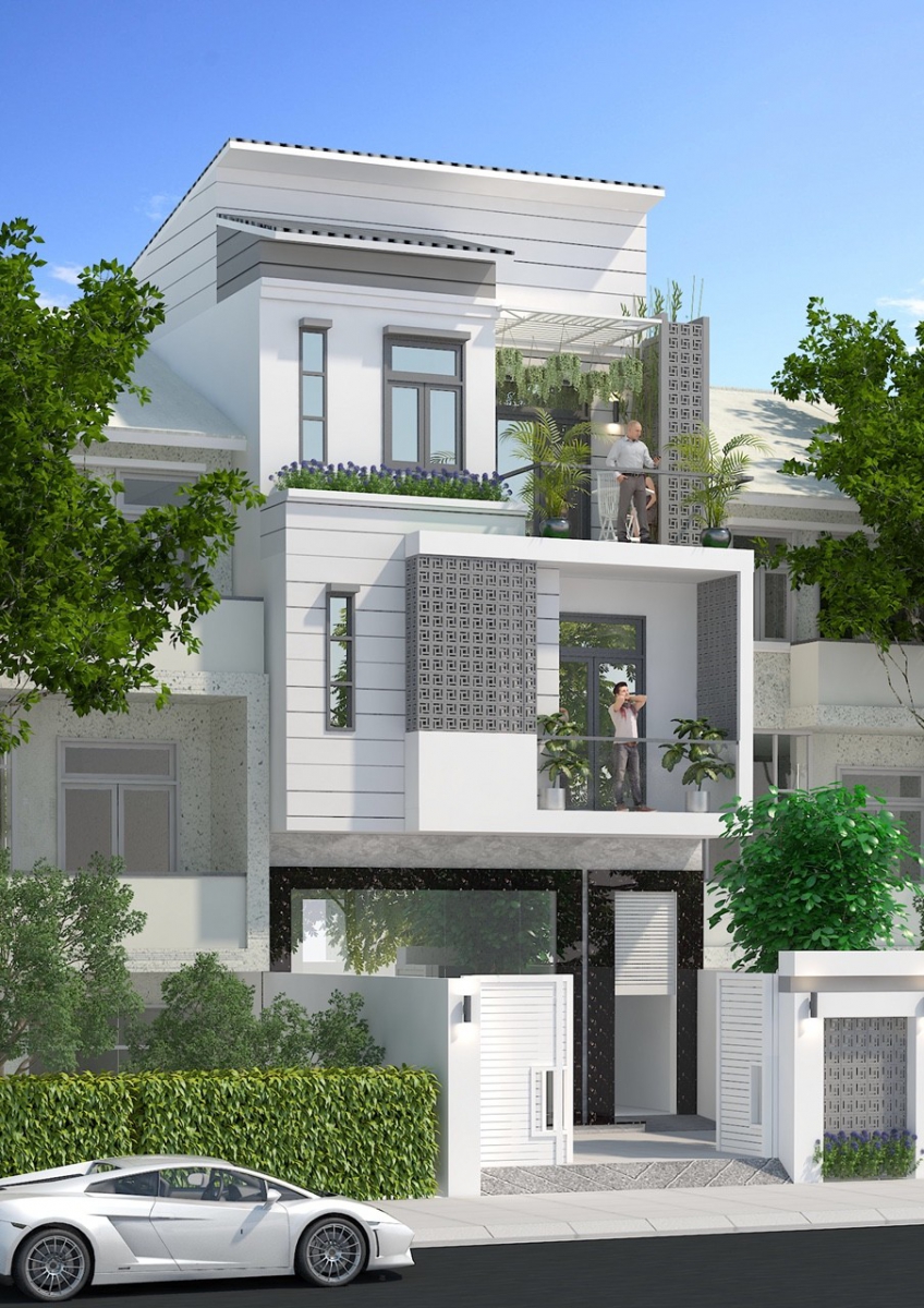Mẫu nhà phố đẹp Mẫu nhà phố đẹp