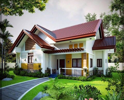 Mẫu nhà thái 2 tầng đẹp Mẫu nhà thái 2 tầng đẹp