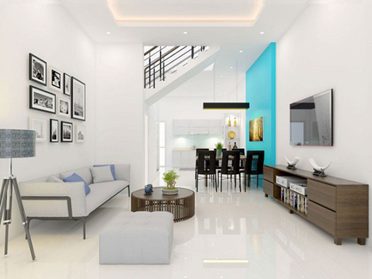 Mẫu nhà sơn đẹp