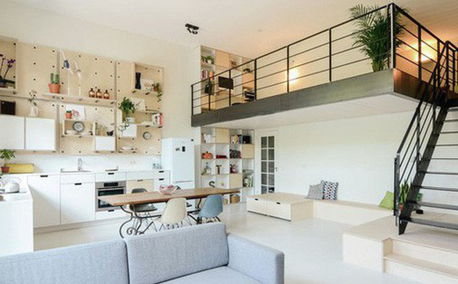 Những thiết kế nhà cấp 4 có gác lửng
