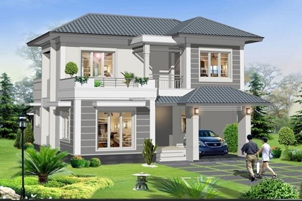 Thiết kế biệt thự 2 tầng Thiết kế biệt thự 2 tầng