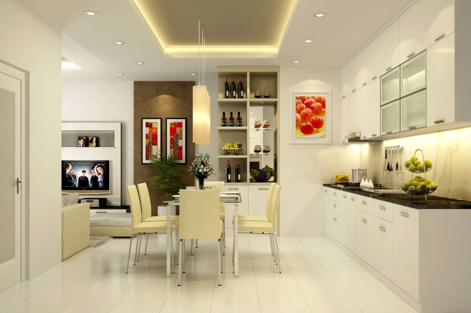 Thiết kế bếp nhà ống Thiết kế bếp nhà ống