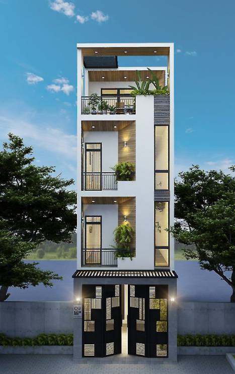 Mẫu nhà phố 5m Mẫu nhà phố 5m