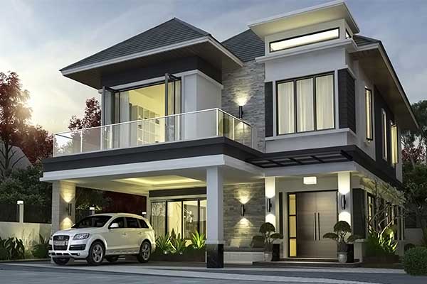 Những mẫu nhà vuông đẹp