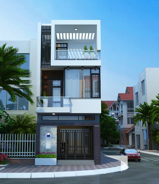 Nhà ống 2 tầng đẹp