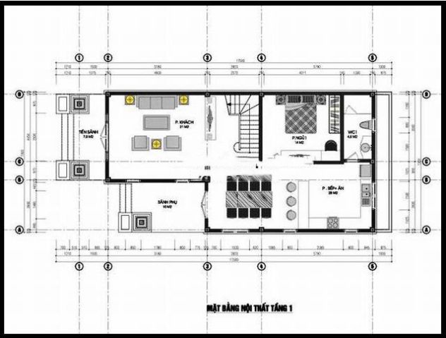 Mẫu thiết kế nhà 7x15m