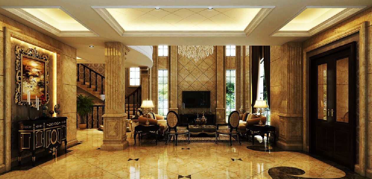 Sảnh biệt thự đẹp