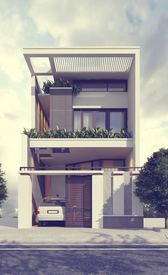 Những ngôi nhà 2 tầng đẹp