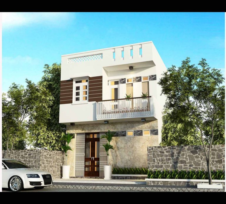 Những ngôi nhà 2 tầng đẹp