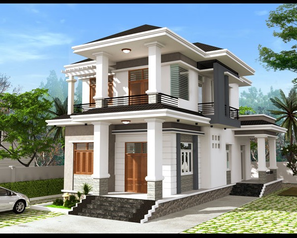 Nhà phố 2 tầng hiện đại