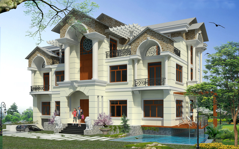 Những mẫu biệt thự đẹp Những mẫu biệt thự đẹp