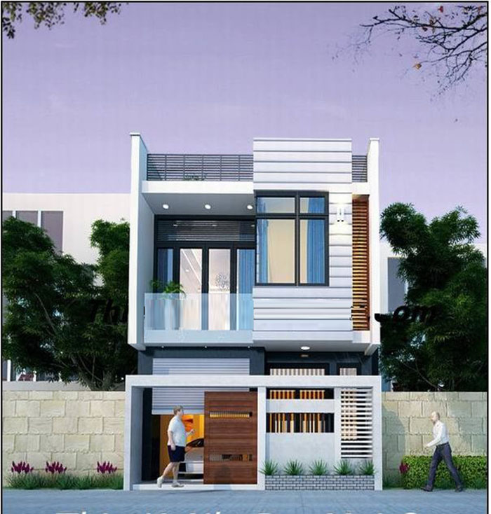 Nhà phố 2 tầng hiện đại