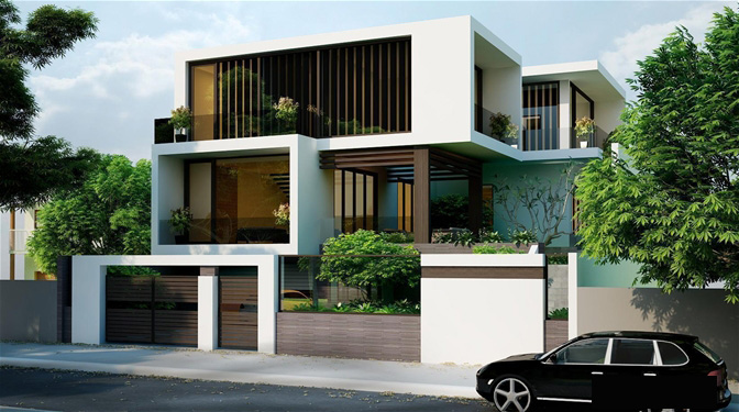 Kiến trúc nhà hiện đại