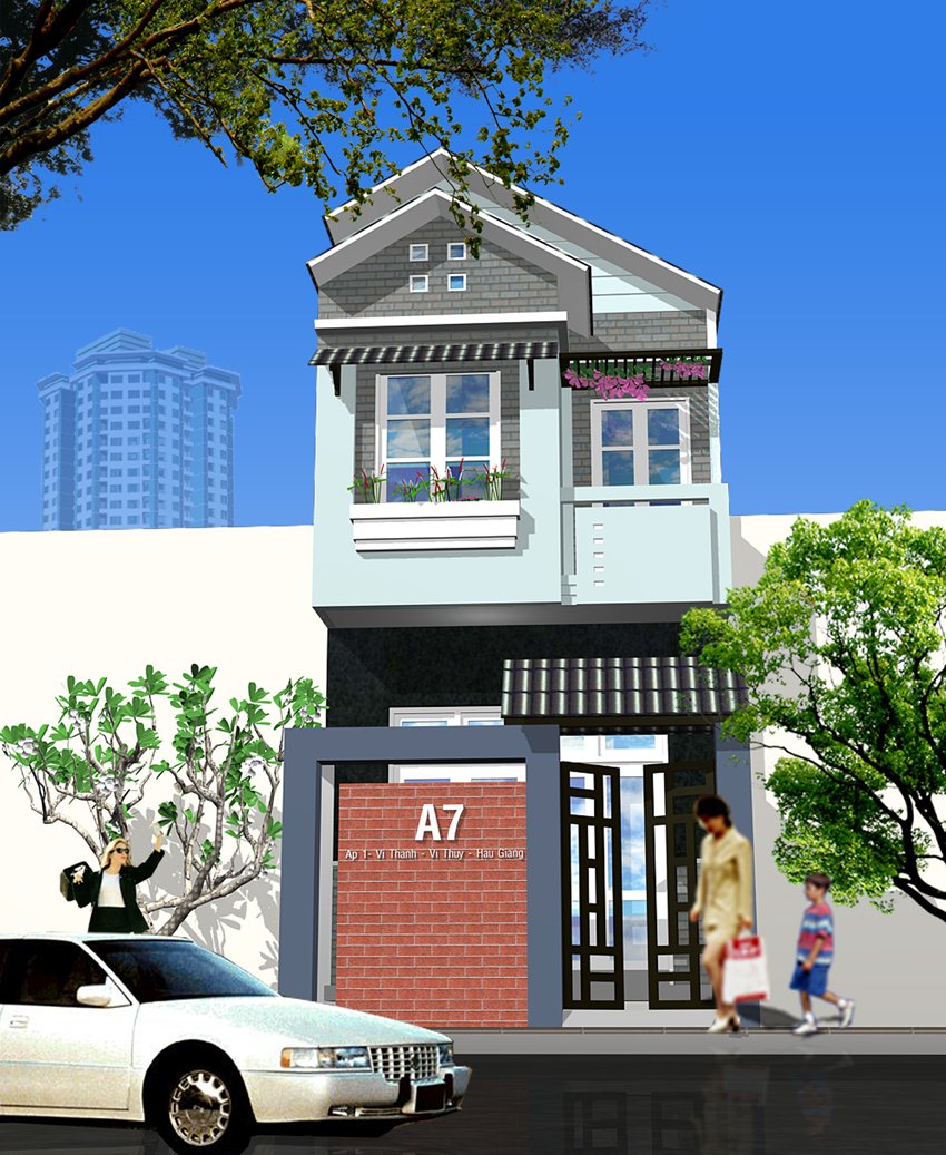Mẫu nhà thiết kế đẹp