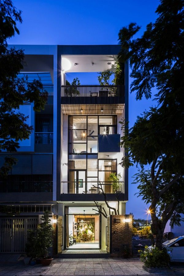 mẫu thiết kế nhà đẹp 5x14