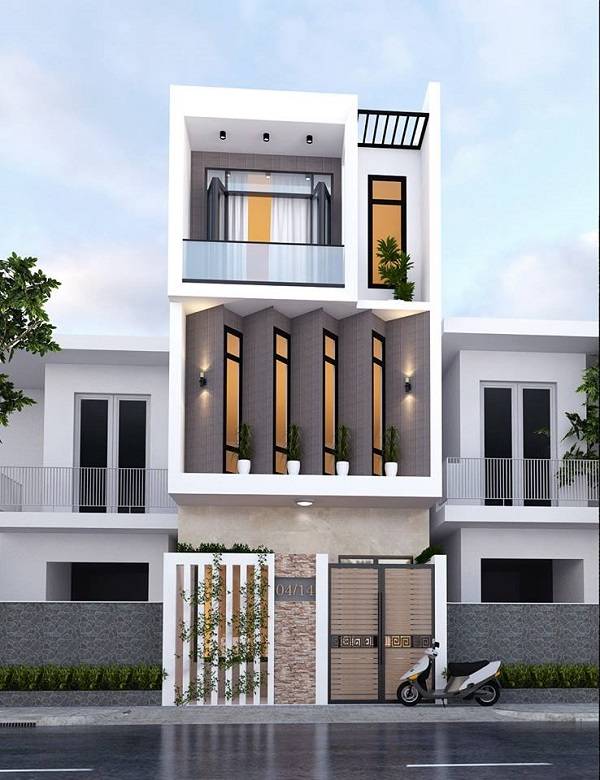 Mẫu thiết kế nhà ống 3 tầng đẹp