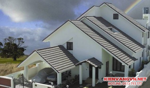 các kiểu mái nhà đẹp