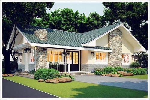 Các mẫu nhà mái thái chữ L đẹp cuốn hút
