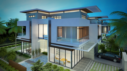 Mẫu nhà đẹp 3 tầng