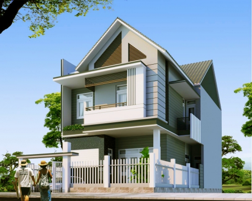 Mẫu nhà phố hiện đại